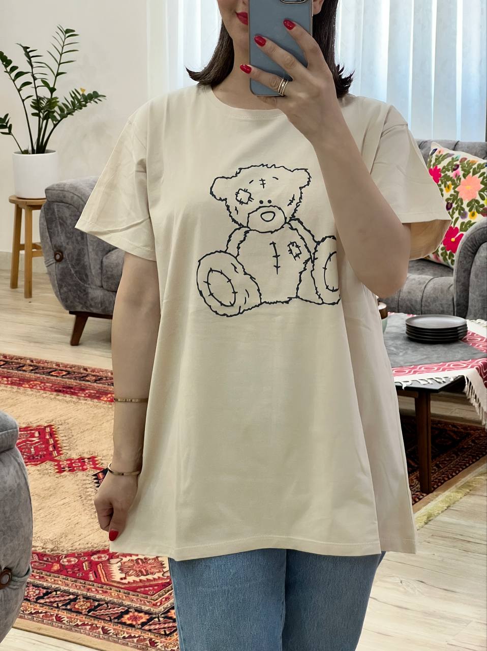 عکس محصول تیشرت بیگ سایز خرس مهربون - شماره 5