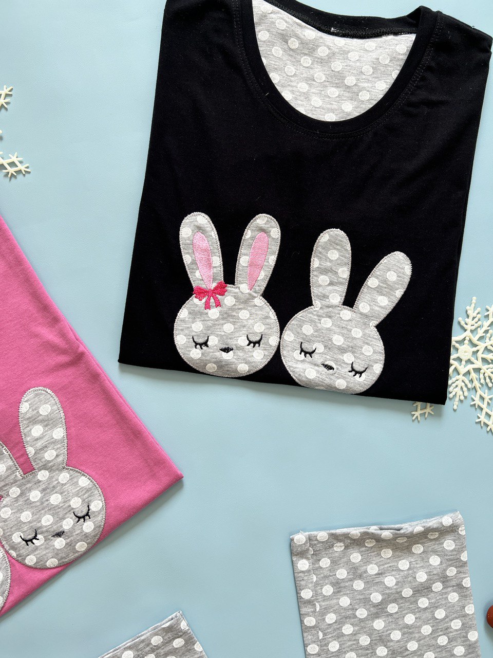عکس محصول تیشرت و شلوار دو خرگوش - شماره 4