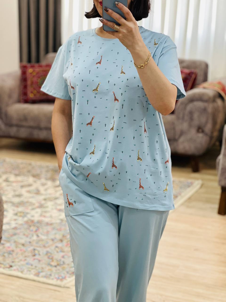 عکس محصول تیشرت و شلوار زرافه - شماره 10