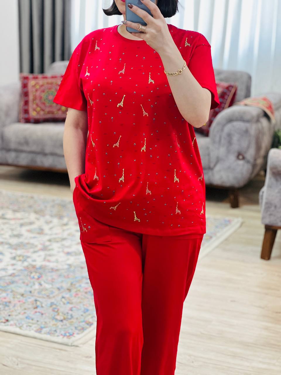 عکس محصول تیشرت و شلوار زرافه - شماره 5