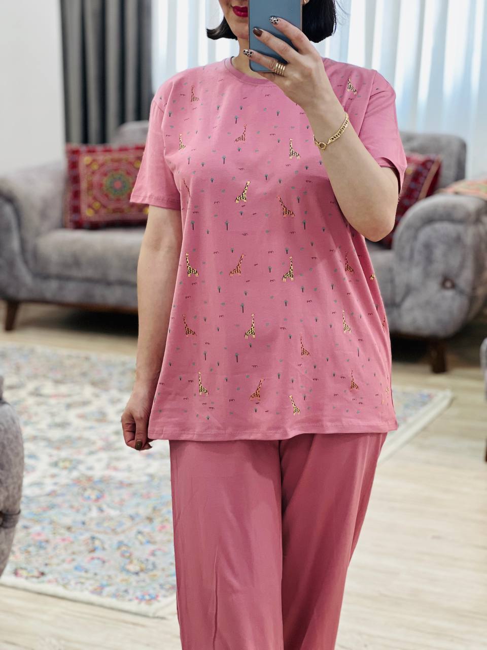 عکس محصول تیشرت و شلوار زرافه - شماره 2