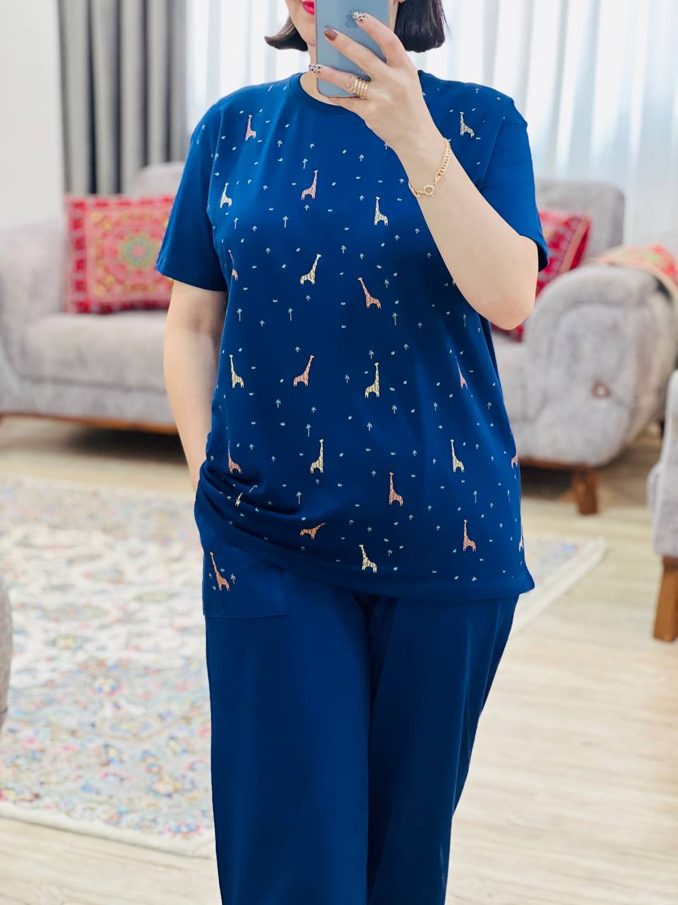 عکس محصول تیشرت و شلوار زرافه - شماره 1