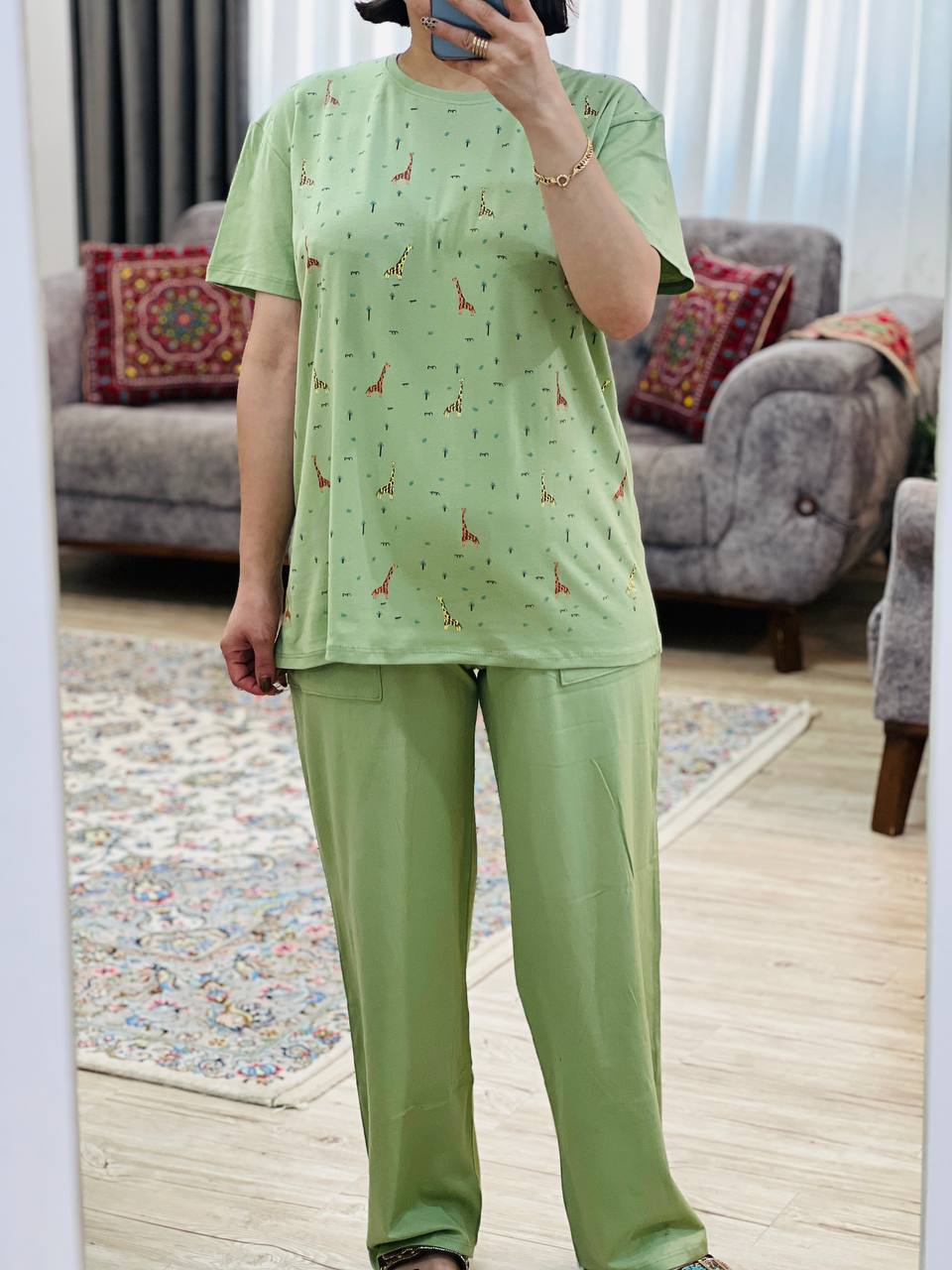 عکس محصول تیشرت و شلوار زرافه - شماره 12