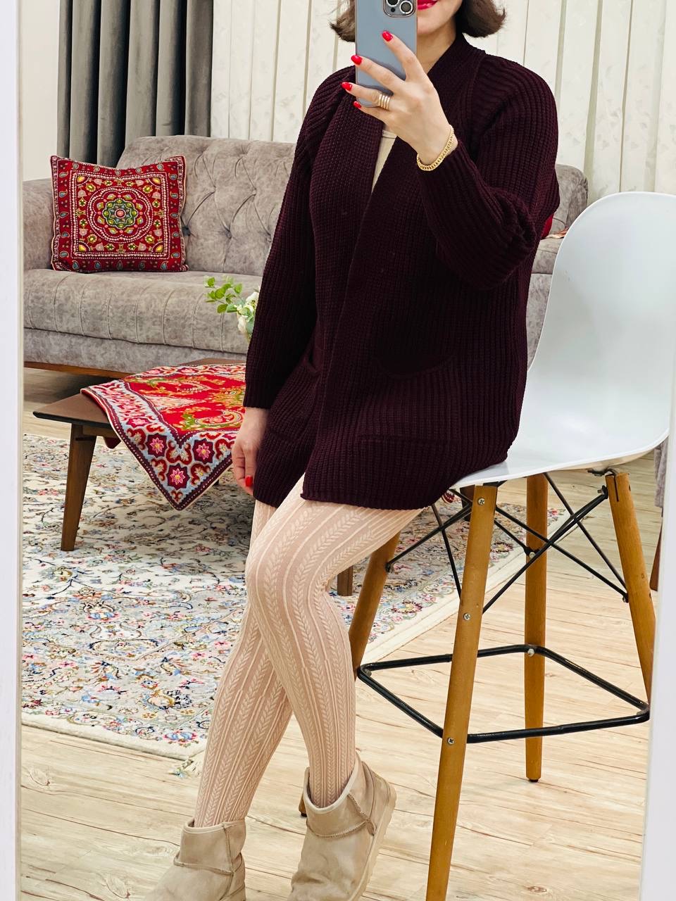 عکس محصول ژاکت بافت ساده - شماره 4
