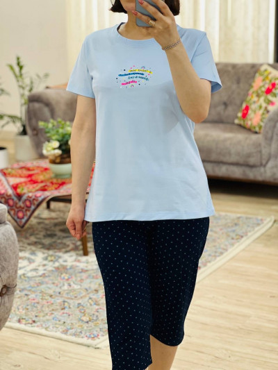 تیشرت و شلوارک رنگین کمون