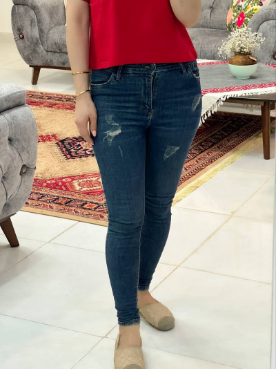 شلوار جین سورمه ای