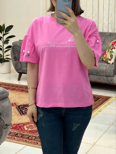 تیشرت آستین چین شاپرک