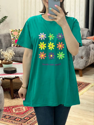 تخفیف ویژه تسشرت بیگ سایز گلی