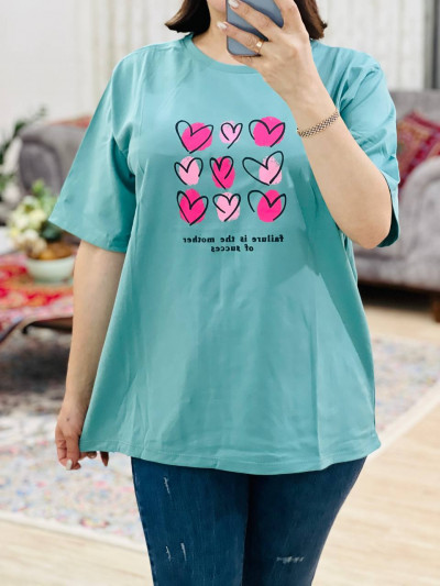 تیشرت قلب انگلیسی