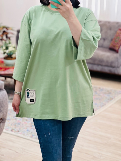 تیشرت باکسی تیکه دوزی