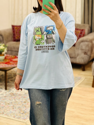 تیشرت باکسی رباط