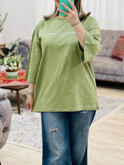 تیشرت باکسی لاتین