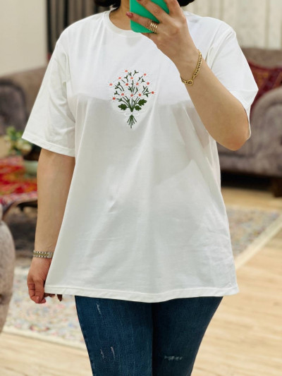 تیشرت گلدوزی یاس