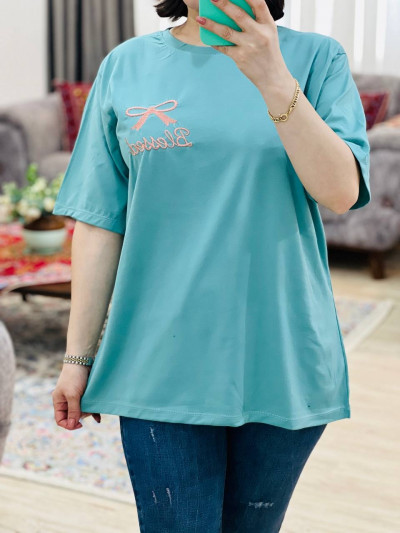 تیشرت گلدوزی پاپیون